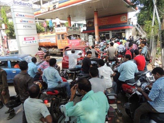 Opportunist traders making most of fuel scarcity: Fuel price rise upto 300 % : Burning people’s pockets Opportunist traders making most of fuel scarcity: Fuel price rise upto 300 % : Burning people’s pockets